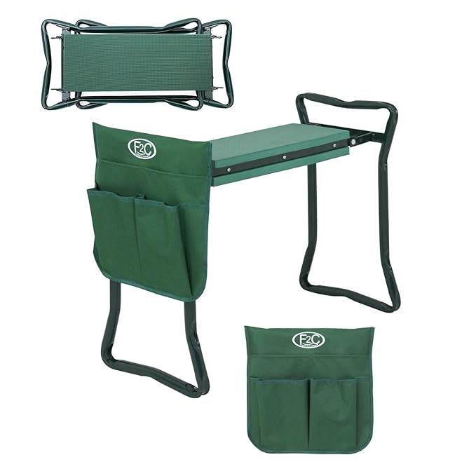 Green Spring Soft Eva Pad Seat Folding Garden Kneeler Bench Kneeling