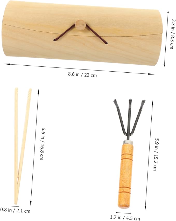 Mipcase 1set Mini Gardening Tool Set Outdoor Garden Hand Tools for Bonsai Vegetables and Houseplants Lightweight and Portable Gardening Accessories for Efficient Farming