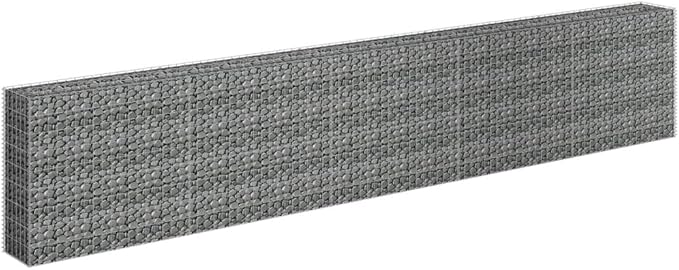 Gabion Raised Bed Galvanized SteelRaised Beds Raised Garden Boxes Planter Boxes Outdoor Outdoors for VegetablesFlowersHerbs 177.2x11.8x35.4