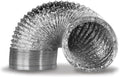 HTG Supply 8-Inch x 25-Foot Flexible Ducting for Grow Rooms
