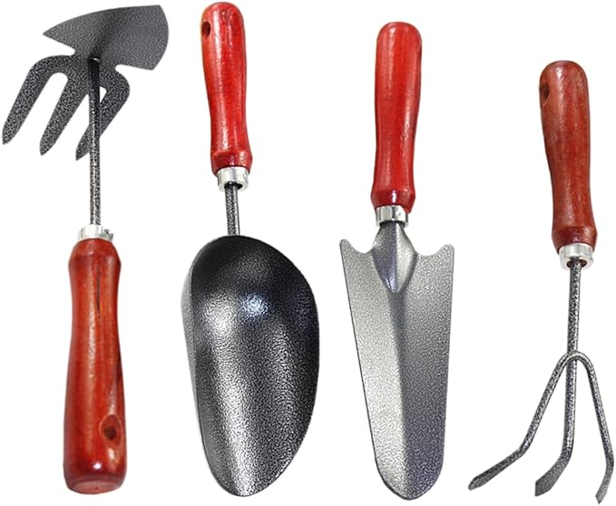 Garden Tools Set Gardening Tools and Supplies Trowel Shovel Rake Digging Weeding Gardeners