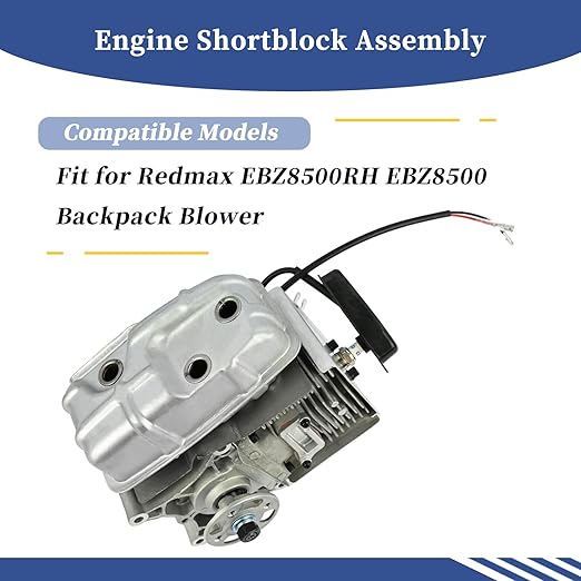 Engine Shortblock Assembly 577424401 Compatible with Redmax EBZ8500RH EBZ8500 Backpack Blower