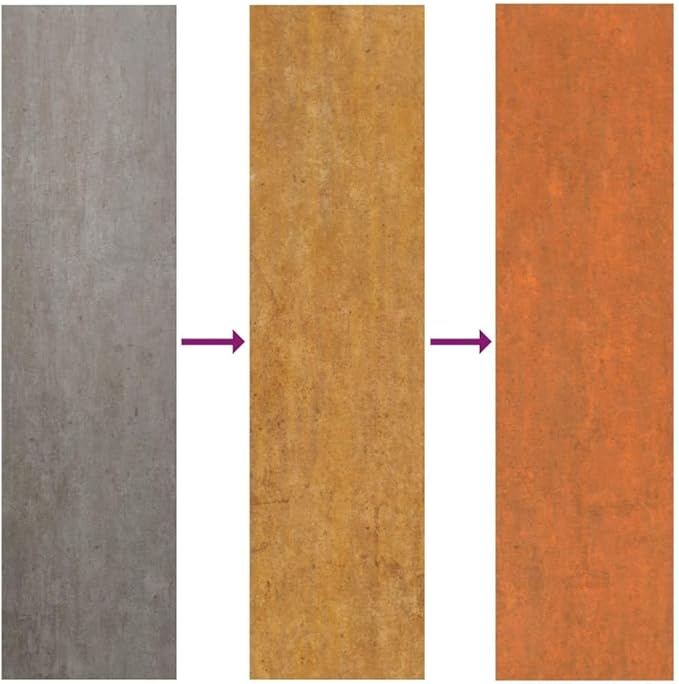 SKM Garden Raised Bed Rusty Corten Steel Large Heavy Weight EnduranceBrown (Weight 34.7LBS)