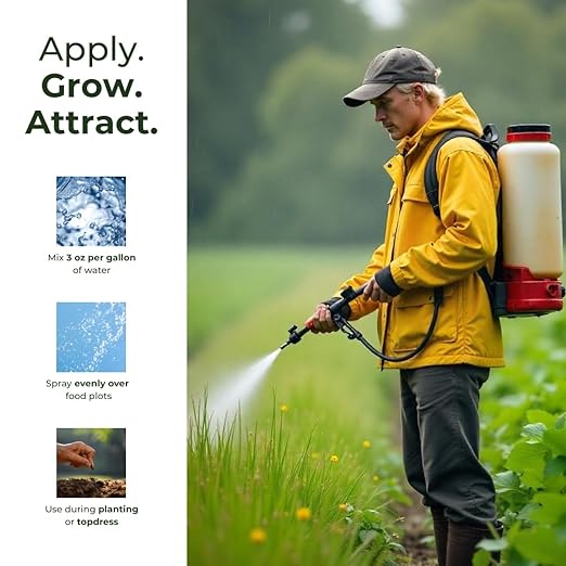 Rack Up Microbial Soil Amendment – Boosts Wildlife Forage Enhances Soil Health &amp Promotes Stronger Plant Growth – Made in USA
