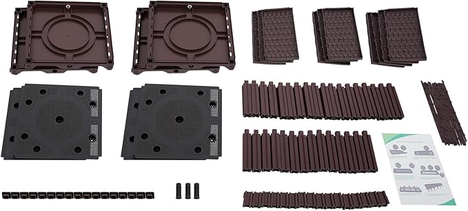 Large Planters for Outdoor Plants Raised Garden Bed Planter Boxes with Drainage Holes Elevated Rectangular Garden Box for Gardening Vegetables Flowers Herbs 61.41x 14.96 x 15.35in