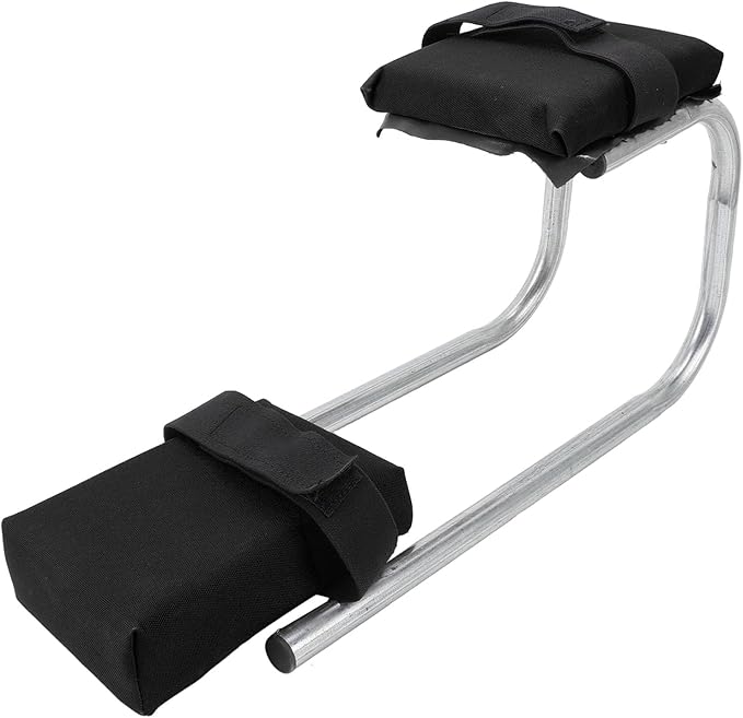 Gardening Knee Seat Labor Saving Kneeling Seat with EVA Pad Anti Numbness Leg Brace for Gardening Fishing Floor Cleaning High Load Bearing Portable Kneeling Seat for Repair Work (Black)