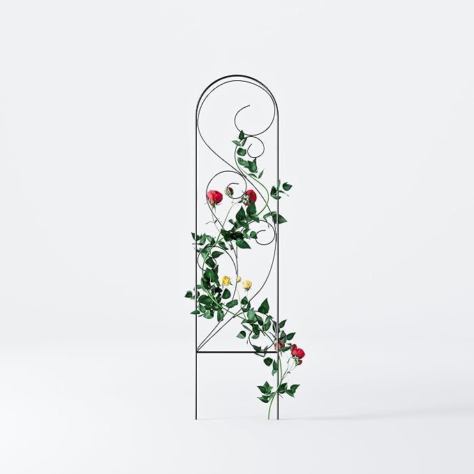 Zhongma 4 Pack 32 Metal Plant Trellis for Potted Plants ClimbingIndoor and Outdoor Fence Plant Support Trellis for Flower and Vagetable