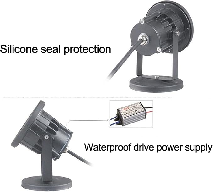 Outdoor Landscape Spotlights LED Spotlight - Led Beam Light AC 90-260 V LED Outdoor Floodlight IP67 Outdoor Waterproof Surface-Mounted Spotlight Spotlight Landscape Pr