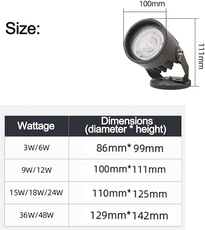 Outdoor Spotlight - LED Landscape Decorative Lights 220V Spotlight Led Beam Light IP67 Waterproof Garden Villa Landscape Tree Floodlight Rotation Spotlights(Blue Light9W)