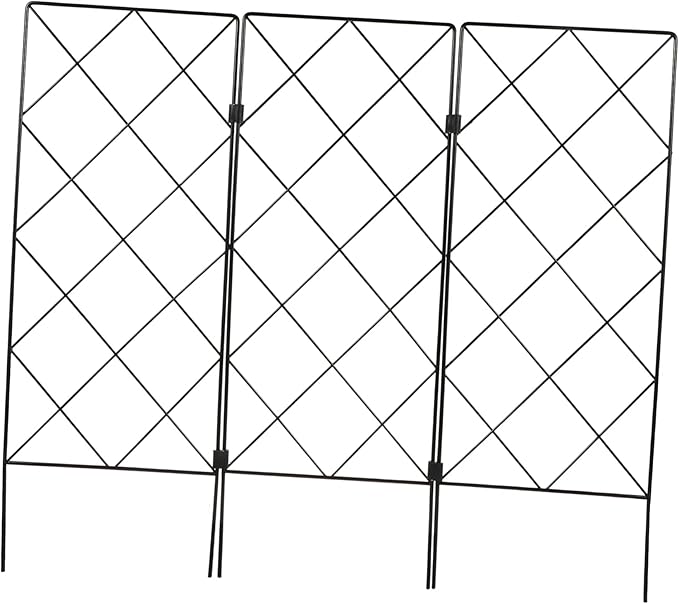 Outdoor Plant Support Stand Folding Garden Trellis for Climbing Plants Long-Lasting and Sturdy Construction