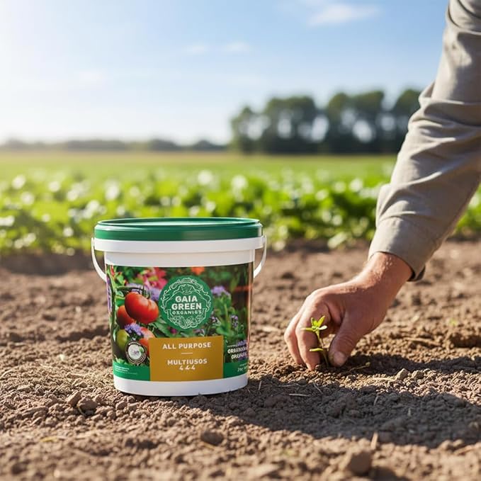 GAIA GREEN All-Purpose Soil Supplement for Resilient Crop Growth Ideal for Household Plants Urban Gardens Lawns and Greenhouses 2 Kilos