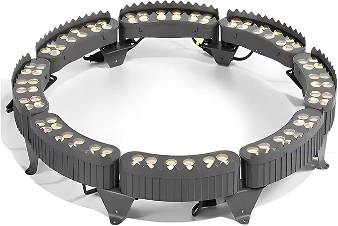 LED Ring Tree Hug Lamp 12W Surrounding LED Tree Spotlights Waterproof IP65 Die Cast Aluminum Outdoor Tree Spotlight AC24V Garden Courtyard Landscape Lamp(White5PCS(24V))