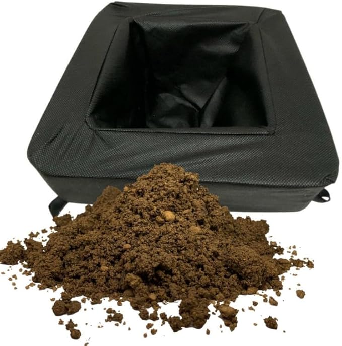 Chalily Aquatic Planting Bundle for Lily Likes Bog Plants Shallow Water Plant Kit Floating Island Kit Pond Water Garden Aquatic Soil Pond Plants (4qt Soil Floating Island)