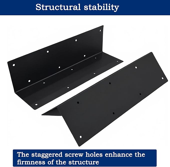 8pcs Raised Garden Bed Corner Brackets for 20-24 Beds Heavy Duty Metal Corner Brackets with Screws (11x3x3)