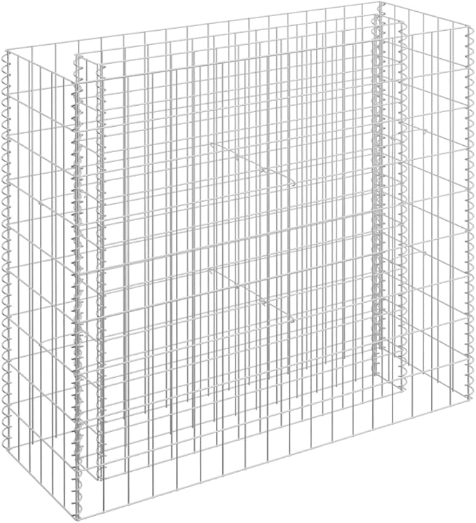 Gabion Raised Bed Galvanized SteelRaised Beds Raised Garden Boxes Planter Boxes Outdoor Outdoors for VegetablesFlowersHerbs 35.4x11.8x35.4