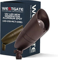 Westgate LED Spot Light - Antique Brass Finish 3CCT Selectable 12-24V Deck Driveway Landscape Recessed Lighting Can Lights Pot Lights Outdoor Dimmable High Hats Garden Patio Accent.