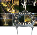 Tree Hugging Lights - Tree Surrounding Lights AC220V LED Ring Tree Spotlights IP65 Waterproof Outdoor Waterproof Pillar Lights Garden Courtyard Colored Landscape Lamp(B-Purple4PCS(48W))