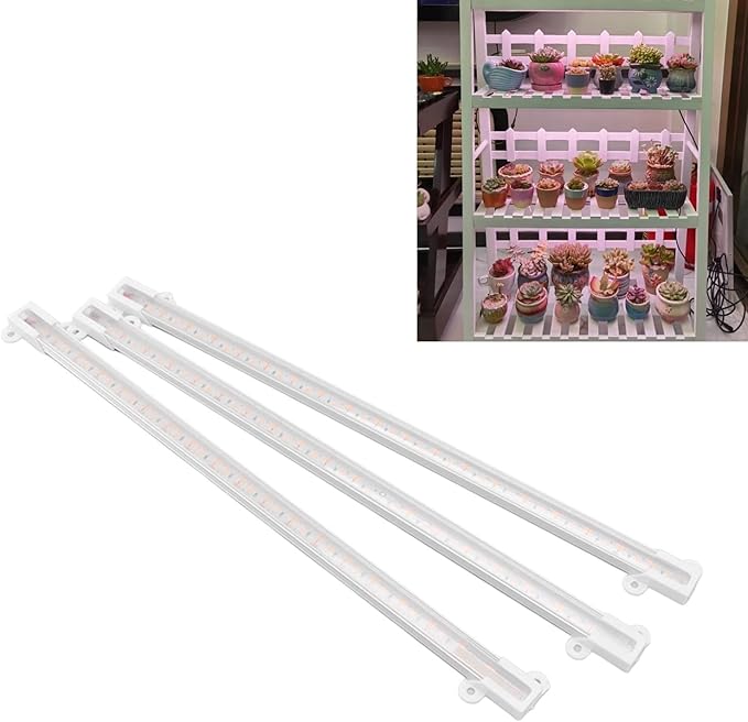 Kikumi Solar Plant Grow Light LED Plant Grow Light Strip for Balcony Greenhouse Herbs Vegetables Flowers (30w)