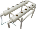 Hydroponic Growing System 10 Plant Site Hydroponics Gardening Grow Single Layer 2 Pipes Planting System with Water PumpPlanting Sponge and Hose for Vegetable Cultivation