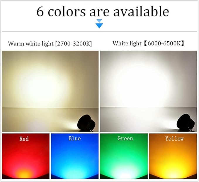 3Pcs Ground Led Landscape Lights - 6W Outdoor Buried Lights Ip66 Waterproof Round Recessed Floor Spotlight Outdoor Landscape Lights Led Underground Light for Driveway-Blue-6WAC12V
