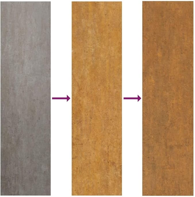 vidaXL Square Corten Steel Garden Raised Bed 39.4X39.4X14.2 in Durable Rustic Design Ideal for Flowers Vegetables and Herb Planting On Balconies Patios Or Gardens Planter Outdoor Metal
