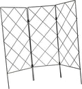 Multifunctional Foldable Garden Trellis Plant Support Rack for Climbing Vines Beans Cucumbers Grapes Iron Stand for Outdoor and Indoor Gardening