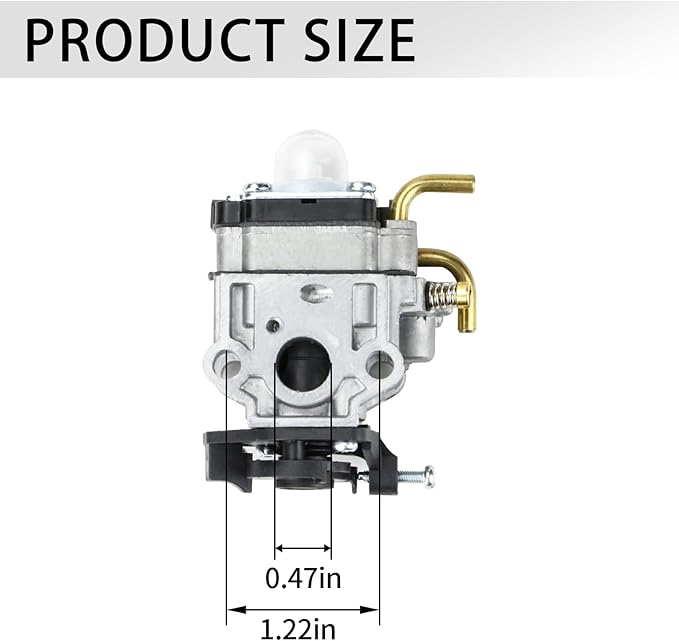 Carburetor Tune-Up Kit Replacement for 308054129 Compatible with Ryobi RY38BP 38cc Backpack Leaf Blower