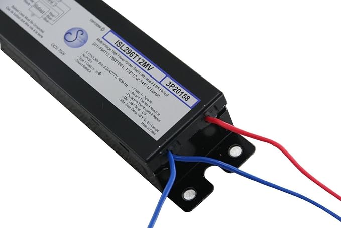 Robertson 2P20158 ISL296T12MV Pak of 10 Fluorescent eBallasts for 2 F96T12 Lamps Instant Start 120-277Vac 50-60Hz NBF HPF (for HO lamp Applications The Recommended Ballast is The PSB296T12HOMV)