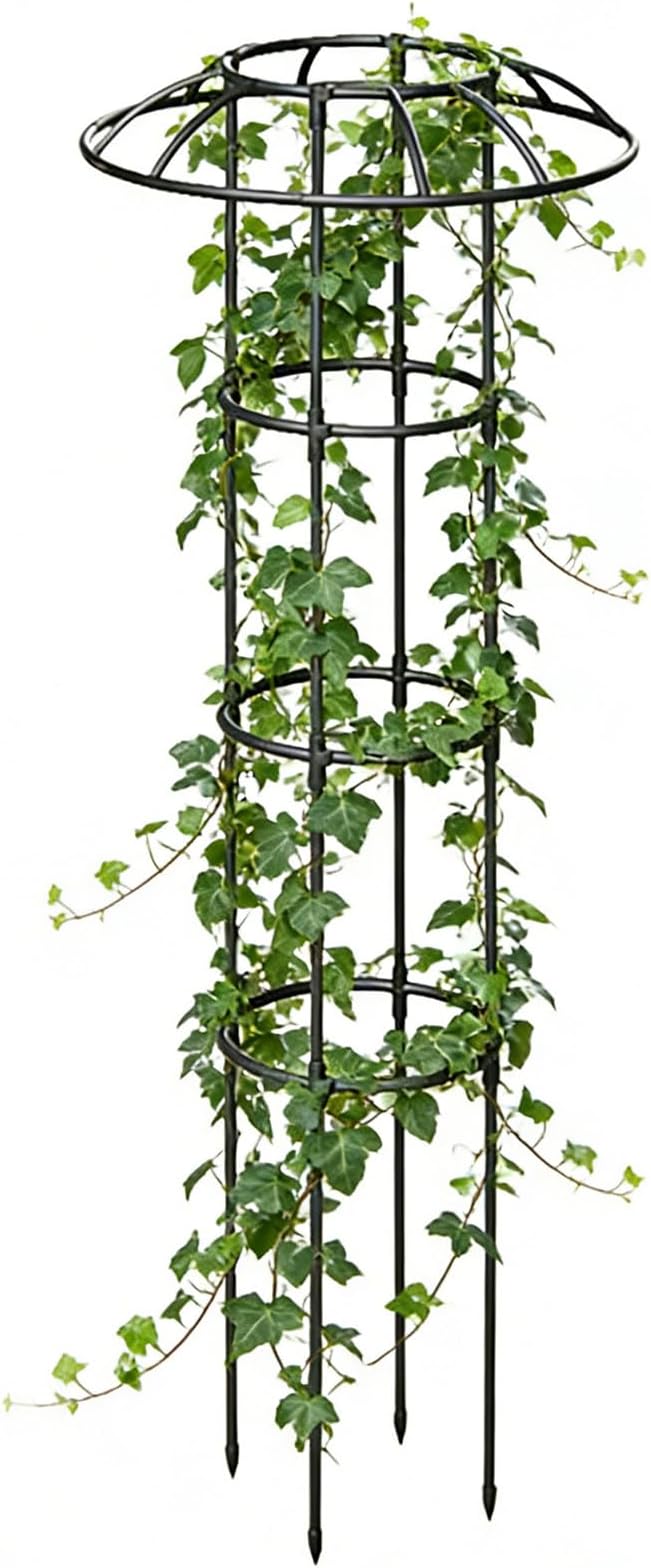 Garden Trellis for Climbing Plants - Stable Decorative Climbing Plants Support | Flower Mushroom Top Trellisfor Vine Rose Clematis Vegetable Dragon Fruit Cucumber Hydrangeas Jasmine