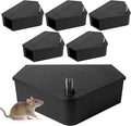 Anblak 6 Pack Rat Station Box with Keys Rodent Station Keeps Rats Away Keeps Children and Pets Safe Key Unlocking Reusable &amp Long-Lasting Indoor &amp Outdoor