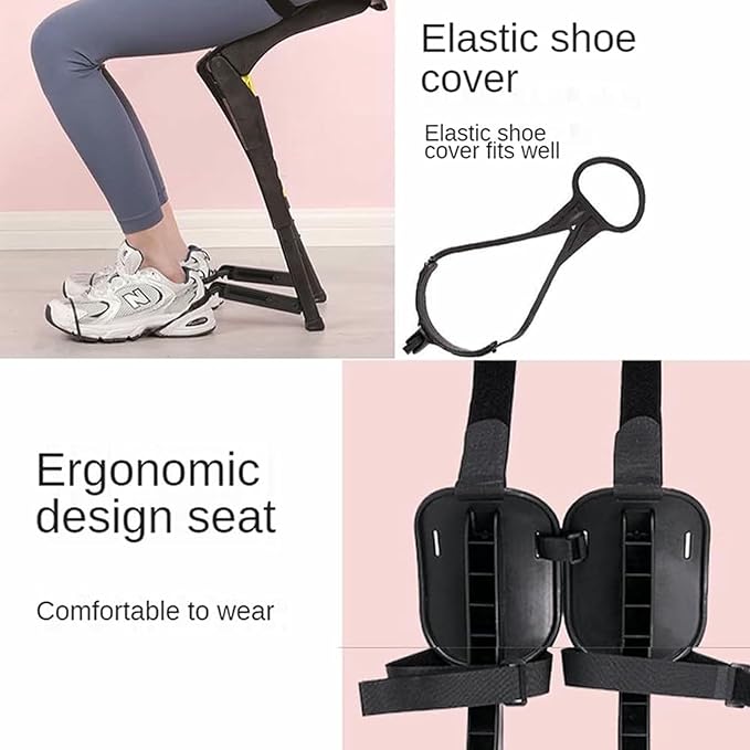 Exoskeleton Seat Adjustable Chairless Invisible Chair Invisible Chair Human Wearable Seat 5 Gear Adjustable Heights
