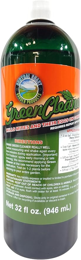 Central Coast Garden Green Cleaner 32 Ounce Quart