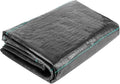 Weed Barrier Fabric PE Woven Weed Control Fabric for Plant Anti Grass Agricultural Mulch Cloth Greenhouse Weeding Mat Water Permeable for Gardening(19.6in x 32.8ft)
