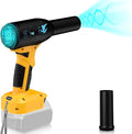 Jet Dry Blower 500W Compressed Air Duster 400G Wind Speed 3 Gear Adjustable Compatible with Dewalt 20V Battery Cordless Mini Jet Fan for Car Dry Keyboard &amp Electronics Cleaning