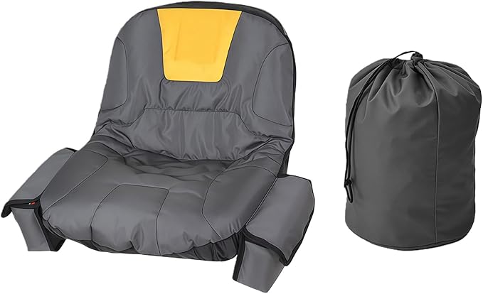 Practical Grass Grasscutter Seat Protect 600D University Fabric Includes Drink Pouches Meditative Security Features Elastic Bottom for Secure Appendage Grasscutter Addition