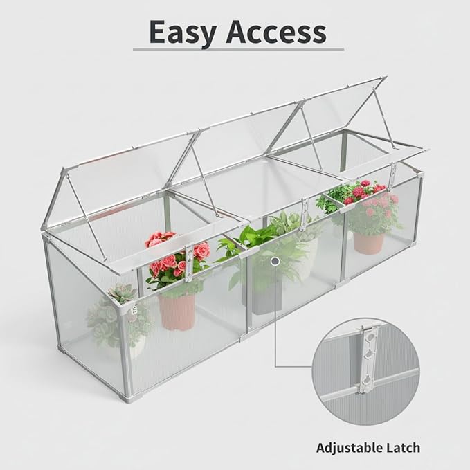 Mini Polycarbonate Greenhouse for Outdoors