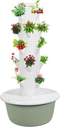 Hydroponics Growing System Kit TowerVertical PlanterIndoor Hydroponic Garden Herb Grow Kitfor Indoor Herbs Fruits Vegetableswith Lights5Layers