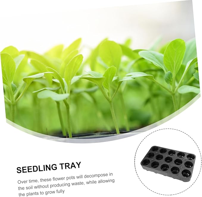 5pcs Plant Germination Tray Plant Growing Trays for Indoor Growth Lightweight and Convenient for Flowers and Vegetables