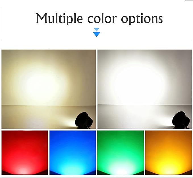 Outdoor Buried LED Landscape Lights - IP67 Waterproof Anti-Rust Aluminum Ground Lights for Deck Driveway and Courtyard Lighting