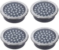 4PCS Underground Light LED 85-265V Landscape Lights IP67 Waterproof Path Light Underground Light LED Landscape In-ground Well Lights Decorative SpotlightGreen-36W