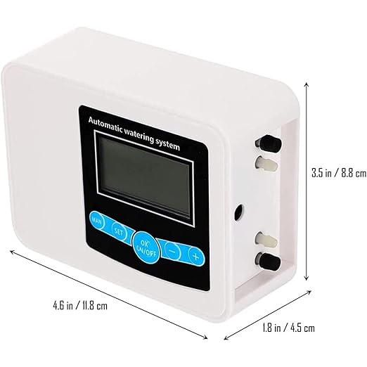 Automatic Irrigation System Plant Self Watering System Automatic Drip Irrigation Kit Watering 0-9999s Cycle 1-999h Pump Flow 850ml/Min Gift for Gardening Lovers