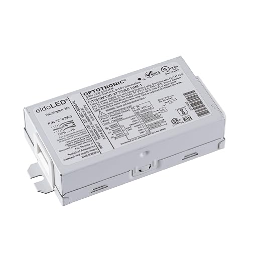 *2743W3 OPTOTRONIC 55W Constant Current 0-10V Dimmable LED Driver Programmable Compact OTi55W/120-277/2A0/DIM-1 - Replacement/Compatible with Osram 57355