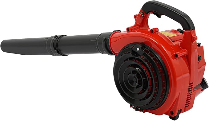 Handheld Gas Leaf Blower for Lawn Care 25.4-cc 1-HP 2-Cycle Gas Powered Leaf Blower Hand Blower for Lawn Care Snow Blowing Yard Cleaning