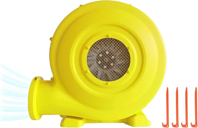 Inflatable Blower1200W 1.5 HP Inflatable Bouncer BlowerAir Blower for InflatablesCommercial Bounce House Blower for Bounce HouseBouncy Castle Jumper Water SlideInflatable Arch