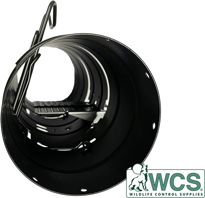 WCS Easy Set Tube Squirrel Trap 15 Rust-Resistant Steel Tunnel Trap with Safety Latch &amp 5 Tension Settings Targets Chipmunks &amp Small Rodents for Yards &amp Gardens
