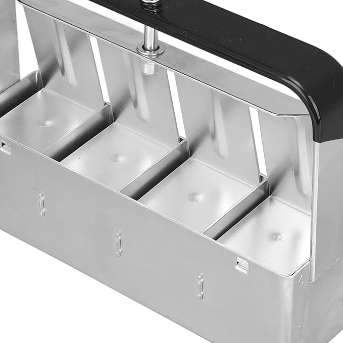 Soil BlockerSoil Blocker for Seed Starting Soil Block Maker Efficient Manual Quad Soil Block Comfort Grip Handle Seedings Cuttings Ergonomic Handle for Easy Gardening
