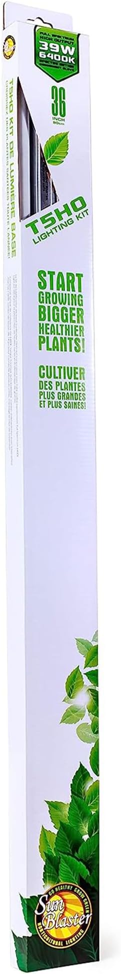 SunBlaster T5 High Output Fluorescent Strip Light 3-Feet natural