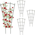 4 Pcs Indoor Plant Trellis for Potted Plants Climbing Outdoor Metal Garden Trellis for Climbing Plants Houseplants Flowers Vine Ivy