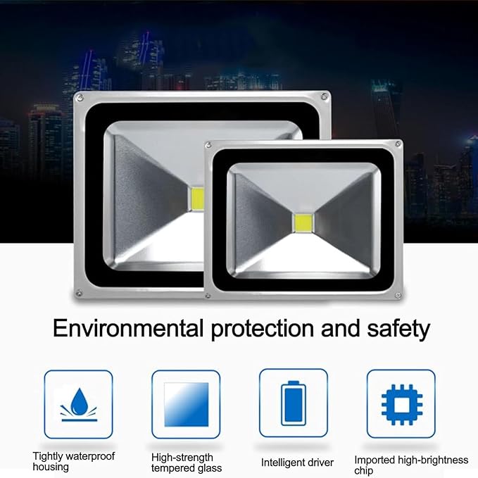 Outdoor Spotlight Ground Floodlight 220V Low Voltage Led Beam Light IP65 Waterproof Landscape Tree Light for Garden Patio Pathway Construction SearchlightRGB+Remote Control 20W