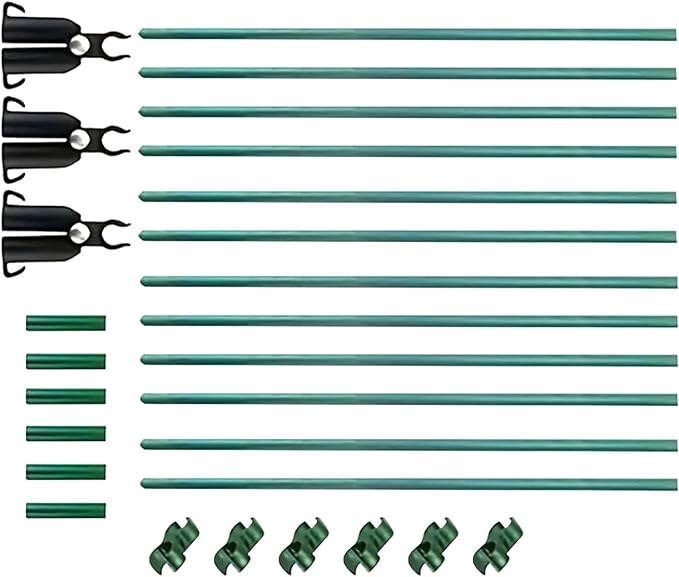 Cucumber Trellis Plant Grow Support A Frame Garden Trellis Detachable for Raised Bed Cucumber Tomato Grape Indoor Outside Pipe Thick 1.1cm